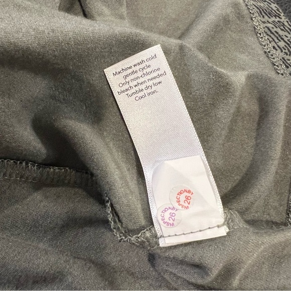 Athleta Santorini Thera Print Mojave Laurel Olive UPF Dress size small - Picture 9 of 10